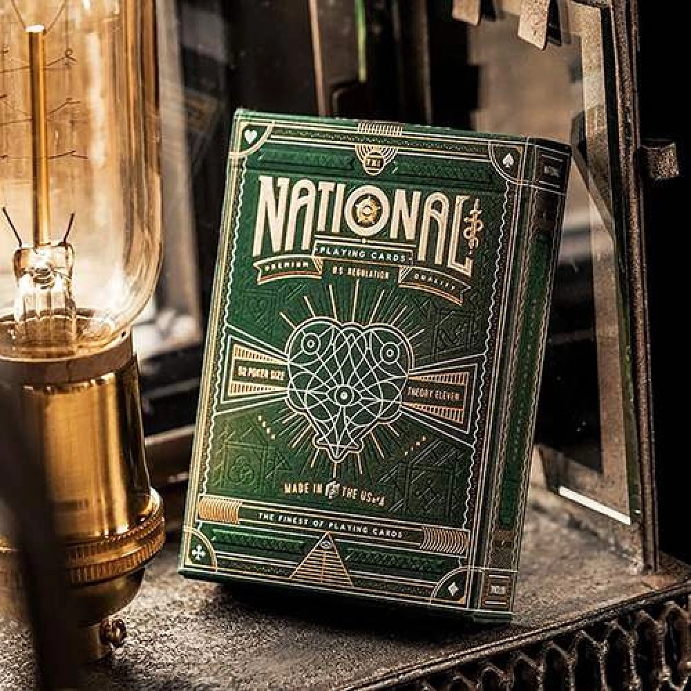 Mazzo di carte Green National Playing Cards