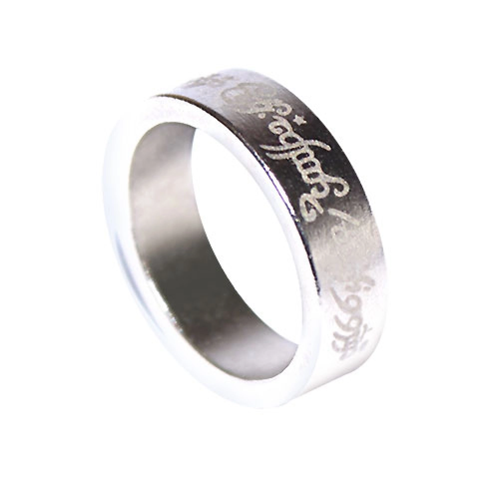 Anello PK - Argentato - Letters - Diametro 18 mm - PK Ring