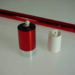 Bastone a sparizione in plastica - Rosso