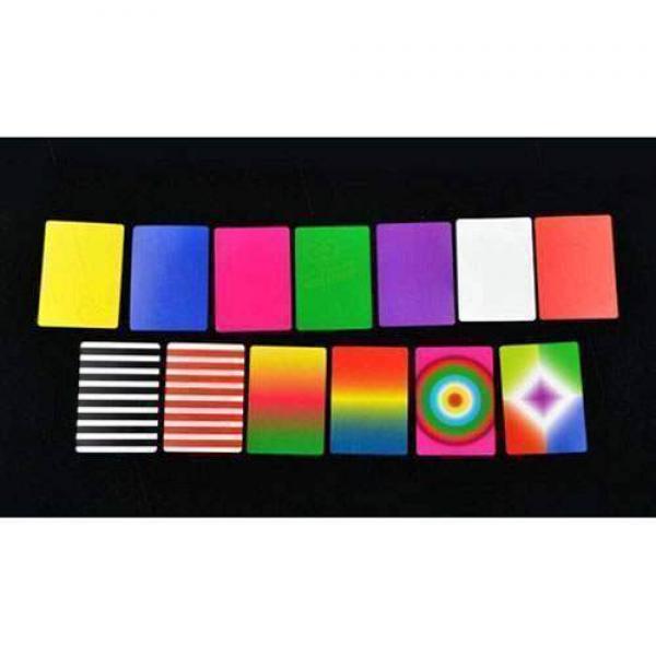 Carte per Manipolazione e Ventagli - Fanning Cards Black Back (Three-Color Rainbow)