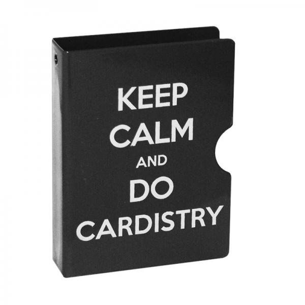 Card Guard - Keep Calm and do Cardistry - Nero