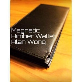 Leather Magnetic Himber Wallet by Alan Wong - in pelle