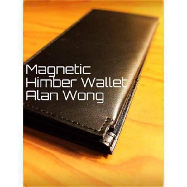 Leather Magnetic Himber Wallet by Alan Wong - in pelle