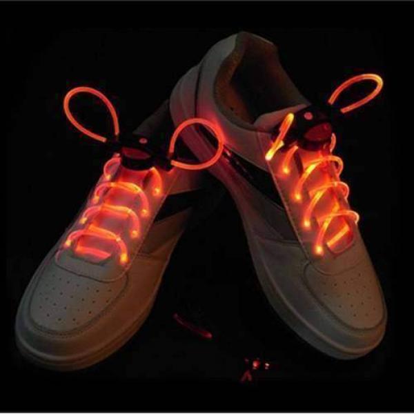 Paio di lacci per scarpe Led Flashing (Rosso)
