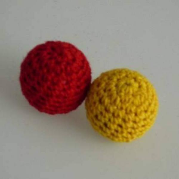 Crochet Ball - Pallina per Chop Cup - Giallo - 2.2 cm