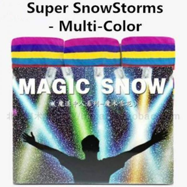 Nevicata multicolore super - Super SnowStorms - 12 pacchetti