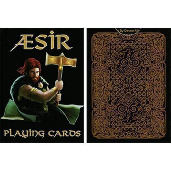 Mazzo di carte AEsir Gold Playing Cards by Doug Fr...
