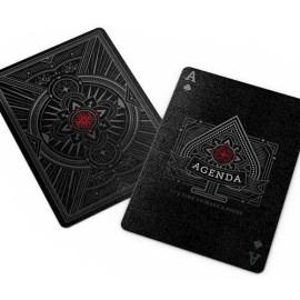 Mazzo di Carte Agenda Black Playing Cards