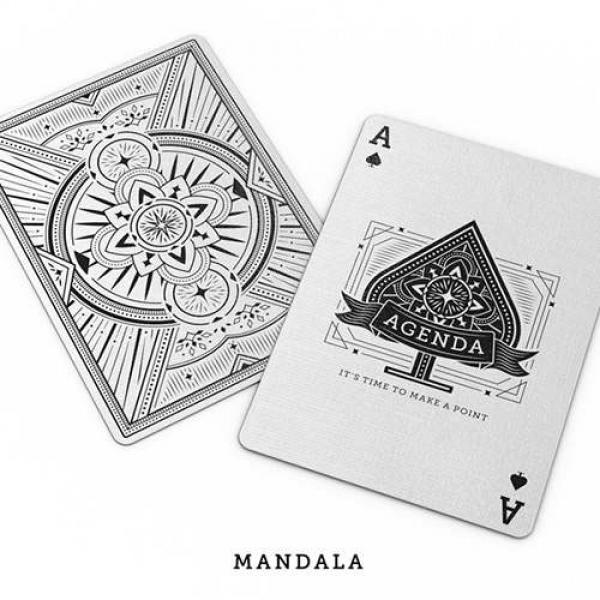 Mazzo di carte Agenda White Playing Cards