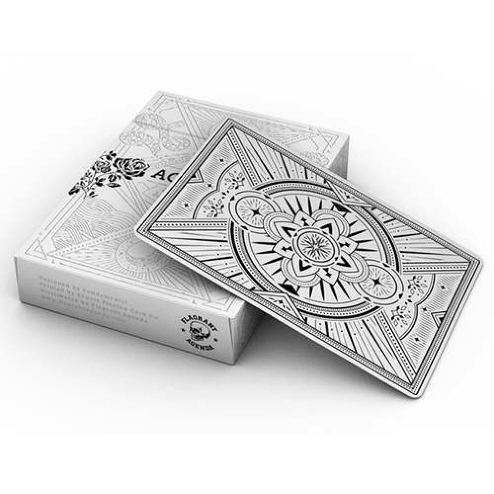 Mazzo di carte Agenda White Playing Cards