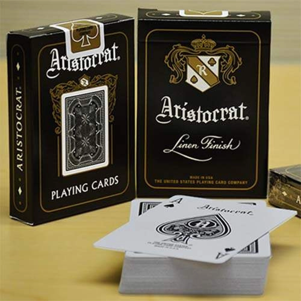 Mazzo di Carte Aristocrat - Black Playing Cards