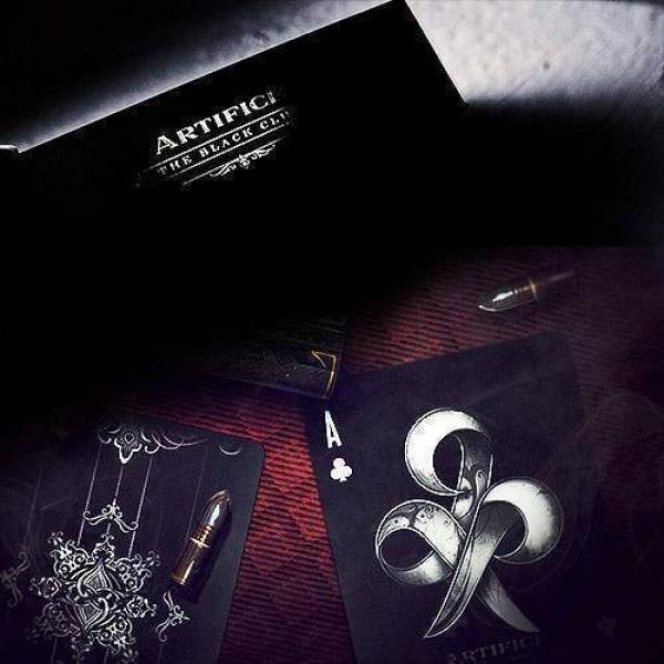 Mazzo di carte Black Club Artifice Deck by Ellusionist - Silver