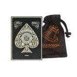 Mazzo di carte Artisan Black by Theory11 - con SOLOMAGIA Card Bag