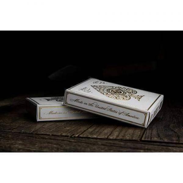 Mazzo di carte White Artisan by Theory11 - con SOLOMAGIA Card Bag