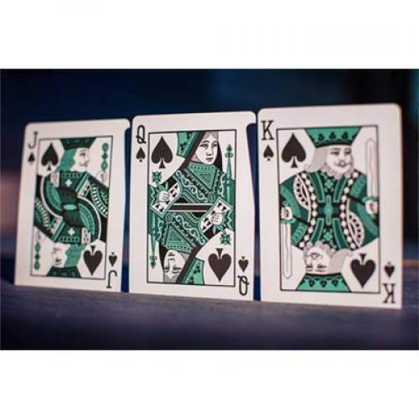 Mazzo di carte At the Table Playing Cards - green limited by Murphys Magic