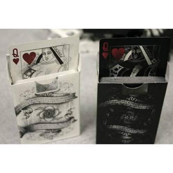 Mazzo di carte Bicycle Arcane White - Rising Card Deck by Ellusionist