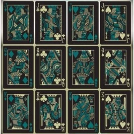 Mazzo di carte Bicycle Brimstone Deck (Aqua) by Gambler's Warehouse