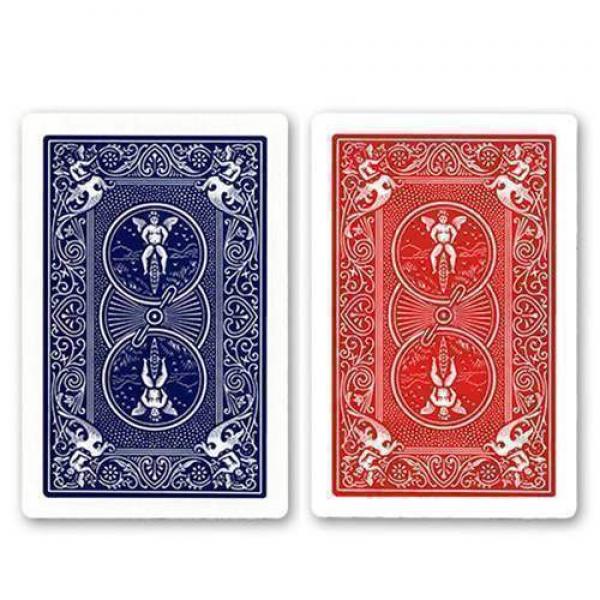 Singola Carta Bicycle Gaff Cards - Doppio dorso Blu e Rosso