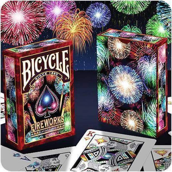 Mazzo di carte Bicycle Fireworks by Collectable Playing Cards - Special Limited Print Run