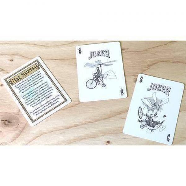 Mazzo di carte Bicycle Flying Machines Playing Cards by US Playing Card Co 