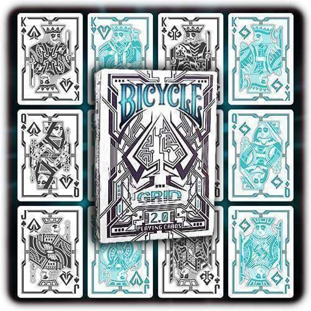 Mazzo di carte Bicycle - Grid 2.0 - Green