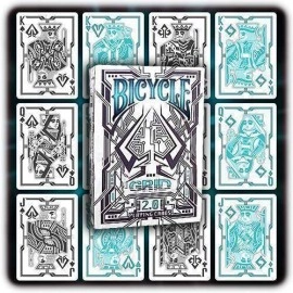 Mazzo di carte Bicycle - Grid 2.0 - Green