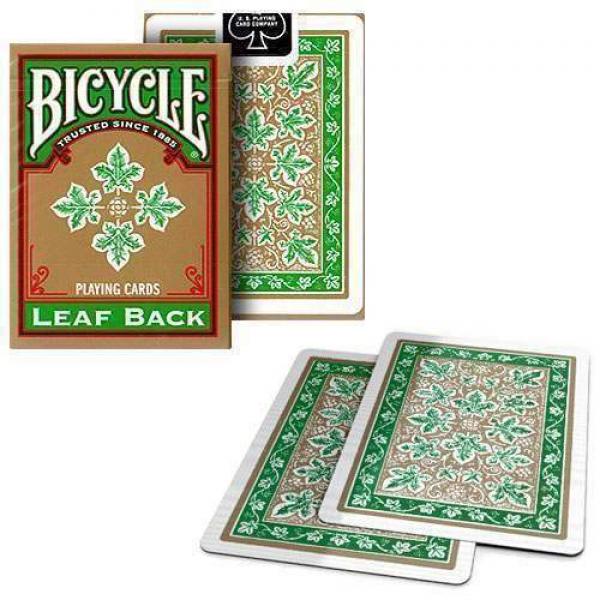 Mazzo di carte Bicycle - Leaf Back - Green