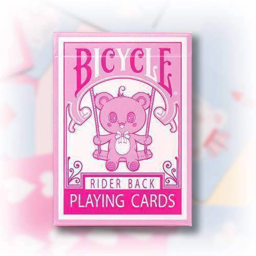 Mazzo di carte Bicycle - Lovely Bear - Pink