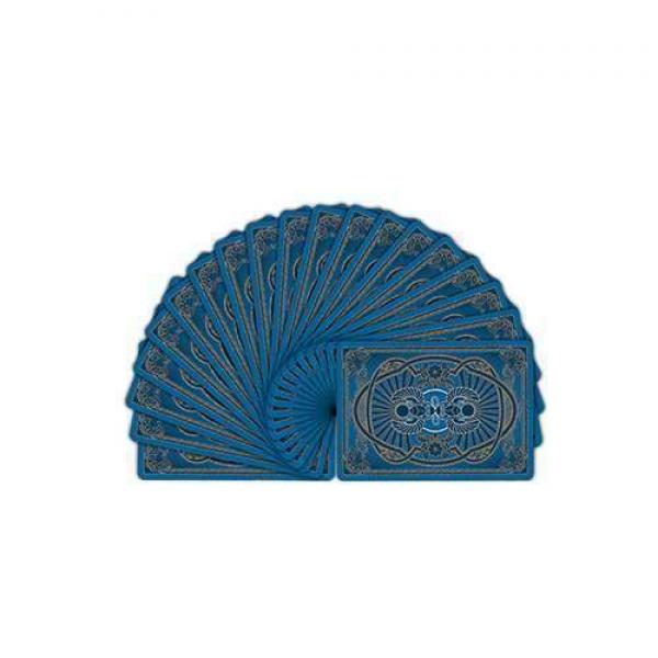 Mazzo di carte Bicycle Scarab (Blue) Playing Cards by Crooked Kings