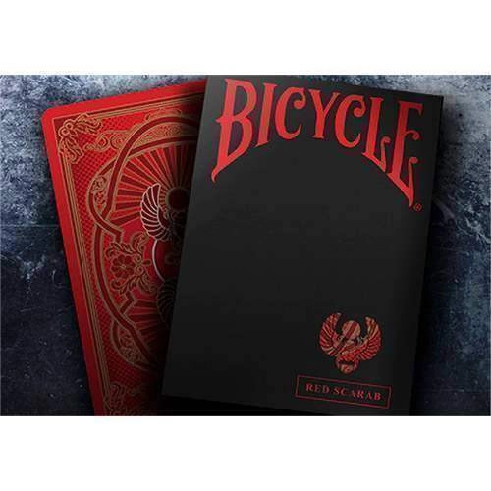 Mazzo di carte Bicycle Scarab (Red) Playing Cards by Crooked Kings