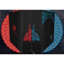 Mazzo di carte Bicycle Scarab (Blue) Playing Cards by Crooked Kings