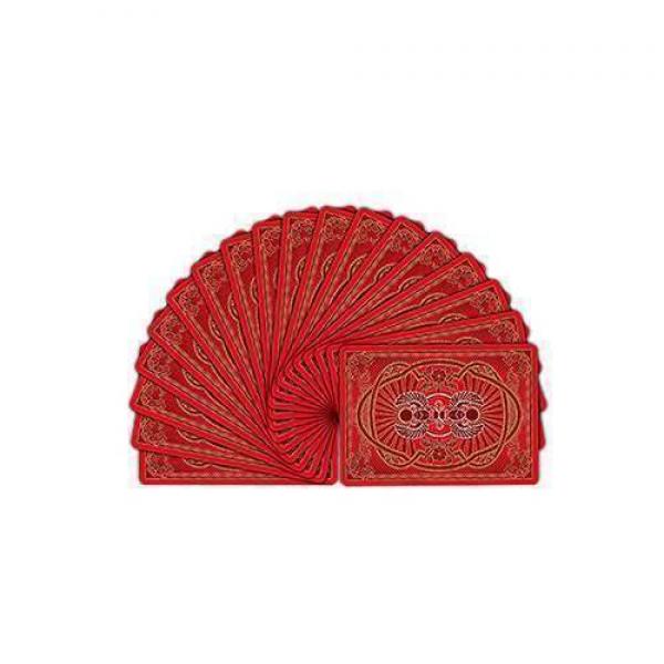 Mazzo di carte Bicycle Scarab (Red) Playing Cards by Crooked Kings