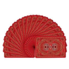 Mazzo di carte Bicycle Scarab Ruby (Limited Edition) Playing Cards by Crooked Kings