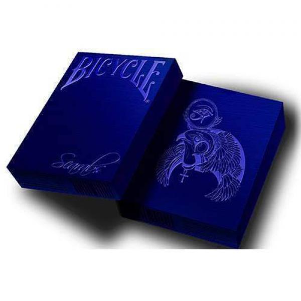 Mazzo di carte Bicycle Scarab Sapphire (Limited Edition) Playing Cards by Crooked Kings