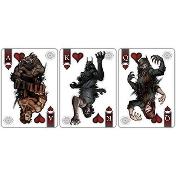 Mazzo di carte Bicycle Werewolf Full Moon Playing Cards (Special Edition) 