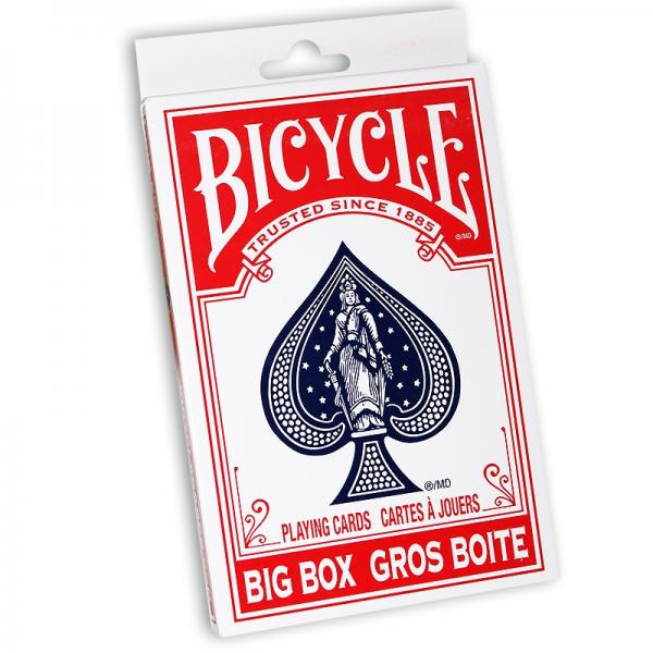 Mazzo di carte Jumbo Bicycle Big Box - dorso rosso