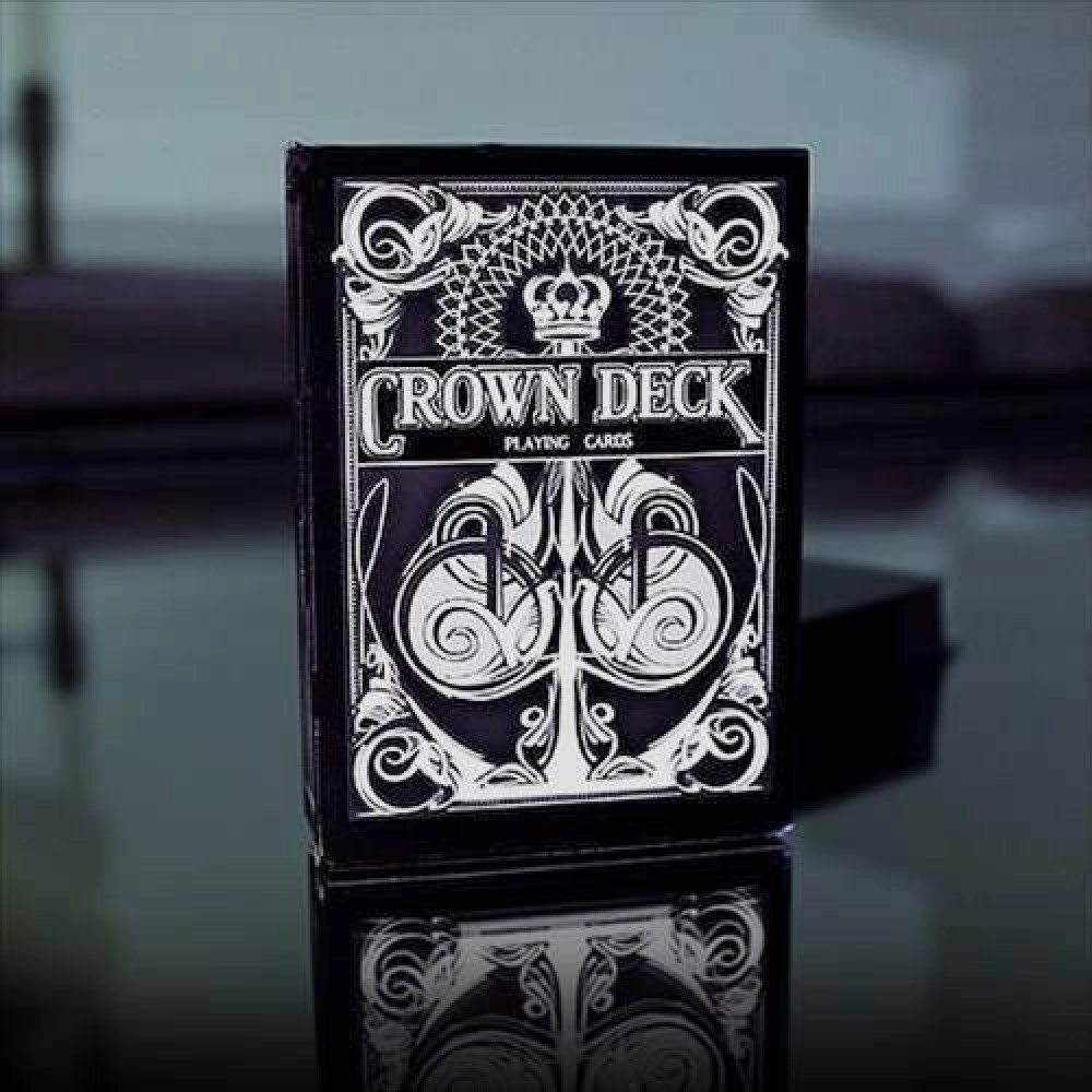Mazzo di carte The Crown Deck (Black) by The Blue Crown