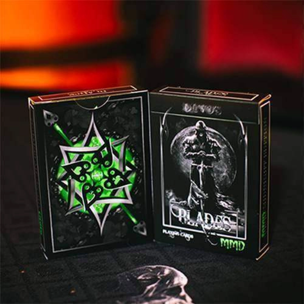 Mazzo di carte Blades Bloodspear Emerald Edition by World Card Experts 