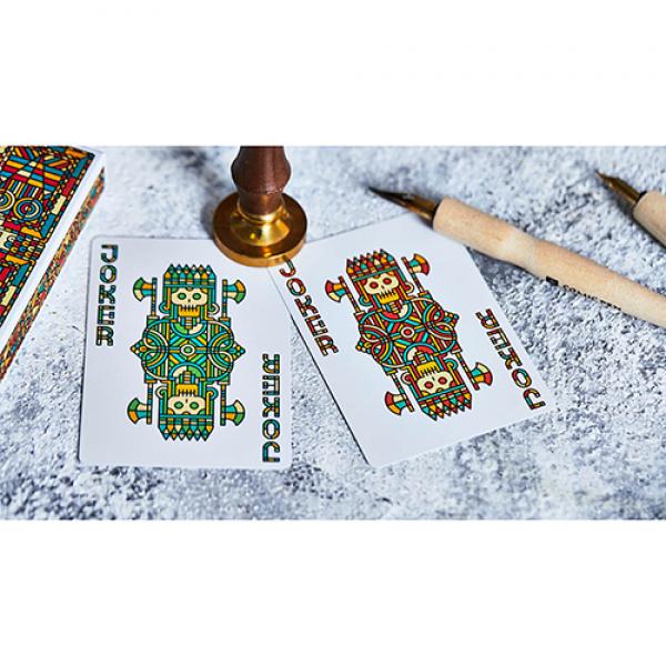 Mazzo di carte Bloodlines (Emerald Green) Playing Cards by Riffle Shuffle