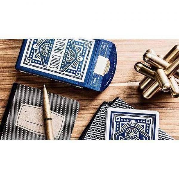 Mazzo di carte DKNG Blue Wheel Playing Cards by Art of Play
