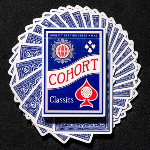 Mazzo di carte Cohorts Blue Playing Cards - Luxury-pressed E7