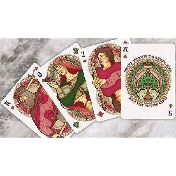 Mazzo di carte Bourgogne Playing Cards - United Cardists 2016 Annual Deck