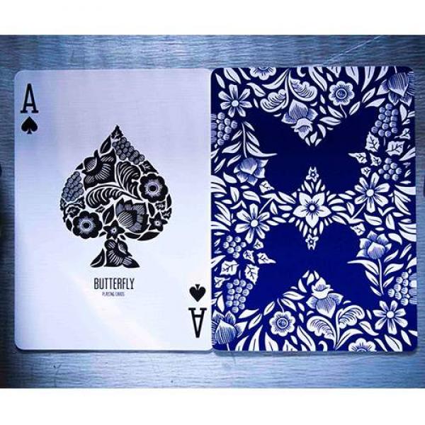 Butterfly Playing Cards Marked (Blue) 2nd Edition by Ondrej Psenicka - mazzo segnato