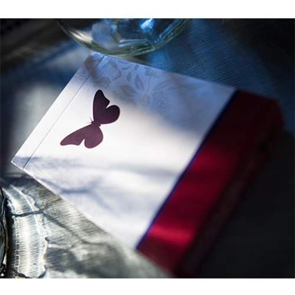 Butterfly Playing Cards Marked (Rosso) 2nd Edition by Ondrej Psenicka - mazzo segnato