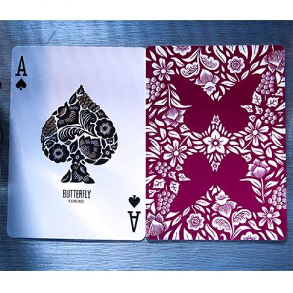 Butterfly Playing Cards Marked (Rosso) 2nd Edition by Ondrej Psenicka - mazzo segnato