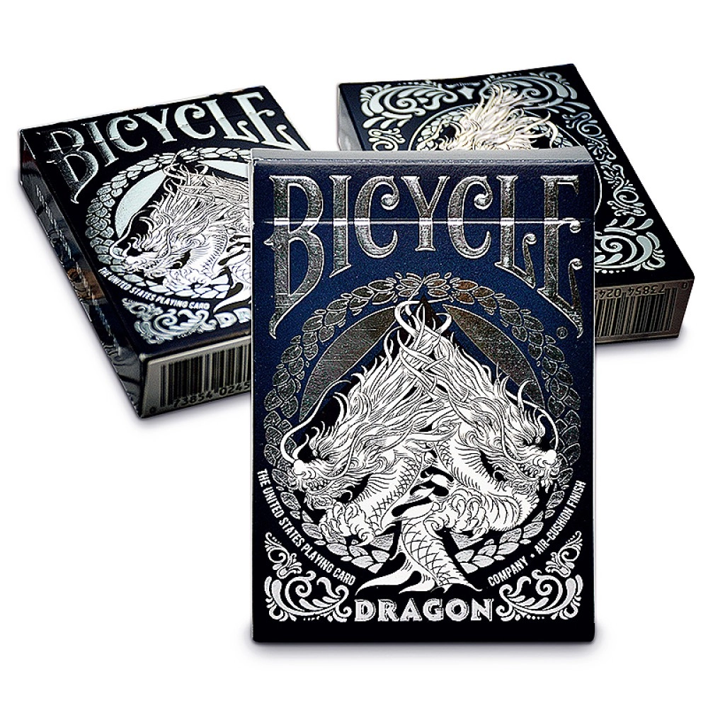 Mazzo di carte Bicycle Dragon Playing Cards (Blue)