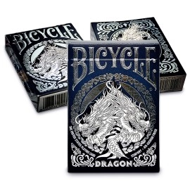 Mazzo di carte Bicycle Dragon Playing Cards (Blue)