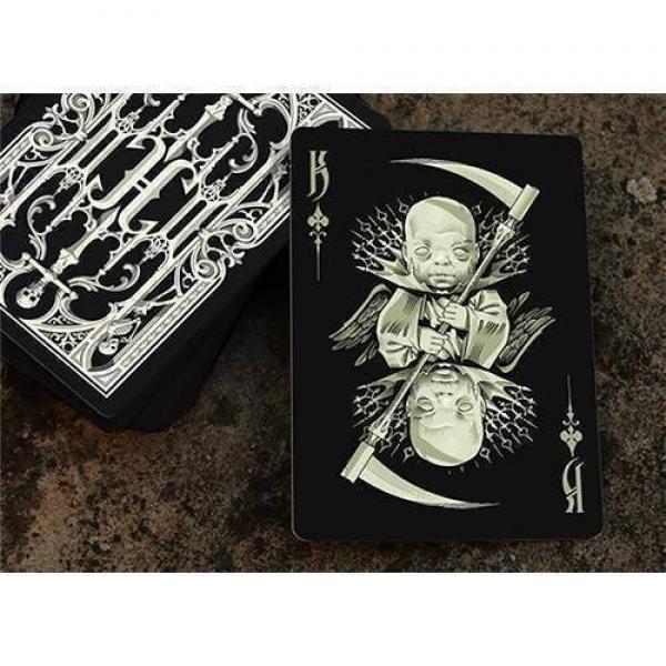 Mazzo di carte Grotesk Macabre Playing Cards (Black Tuck) by Lotrek 