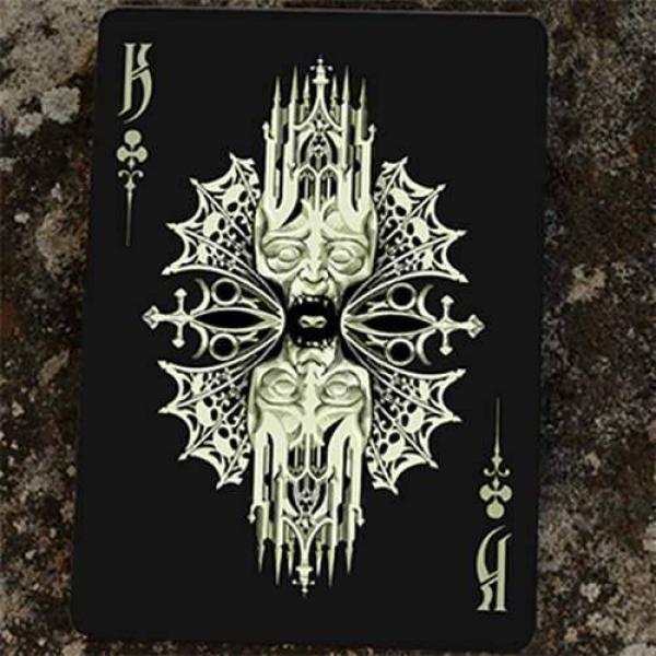 Mazzo di carte Grotesk Macabre Playing Cards (Black Tuck) by Lotrek 
