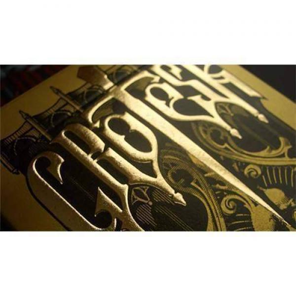 Mazzo di carte Grotesk Macabre Playing Cards Limited (Gold) by Lotrek 